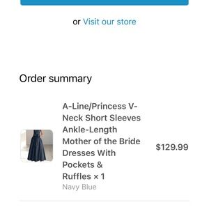 MONDRESSY navy dress